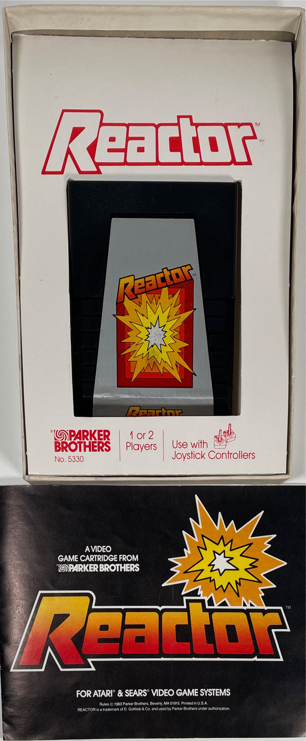 Reactor - Atari 2600 (Parker Brothers) video game collectible - Main Image 3