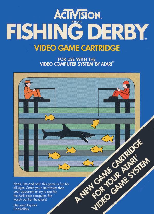Fishing Derby - Atari 2600 video game collectible - Main Image 1