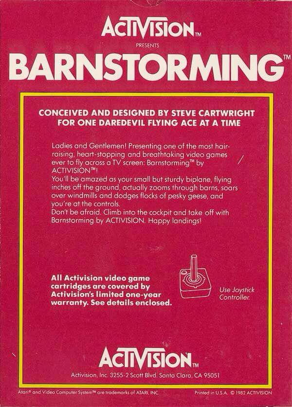 Barnstorming - Atari 2600 (Activision - 1) video game collectible - Main Image 2