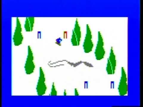 Skiing - Intellivision (Mattel Electronics - 1-6) video game collectible - Main Image 3