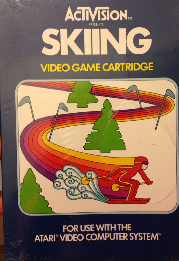 Skiing - Atari 2600 (Activision) video game collectible - Main Image 1