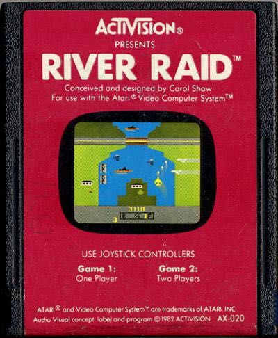 River Raid - Atari 2600 (Activision - 1-2) video game collectible [Barcode 047875100206] - Main Image 3