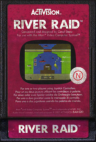 River Raid - Atari 2600 (Activision - 1-2) video game collectible [Barcode 790145159489] - Main Image 3