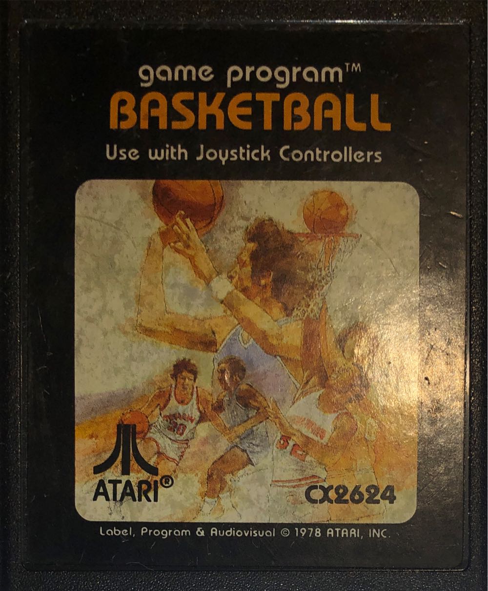 Basketball - Atari 2600 (Atari - 2) video game collectible - Main Image 3