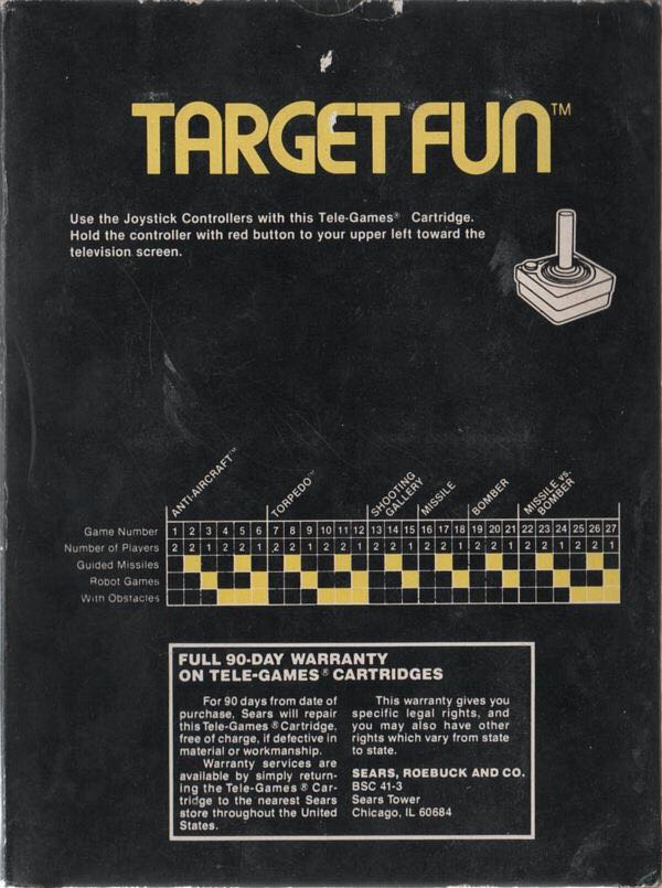 Target Fun - Atari 2600 (Tele-Games) video game collectible - Main Image 2