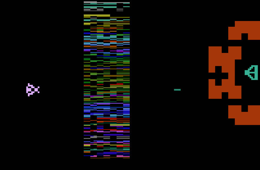 Yars’ Revenge - Atari 800 (Atari - 1) video game collectible [Barcode 004485100255] - Main Image 3