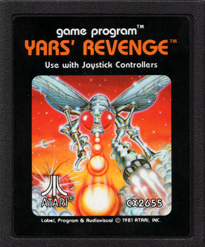 Yars’ Revenge - Atari 800 (Atari - 1) video game collectible [Barcode 004485100255] - Main Image 4