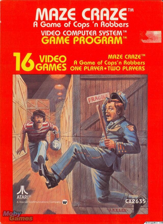 Maze Craze - Atari 2600 video game collectible - Main Image 1