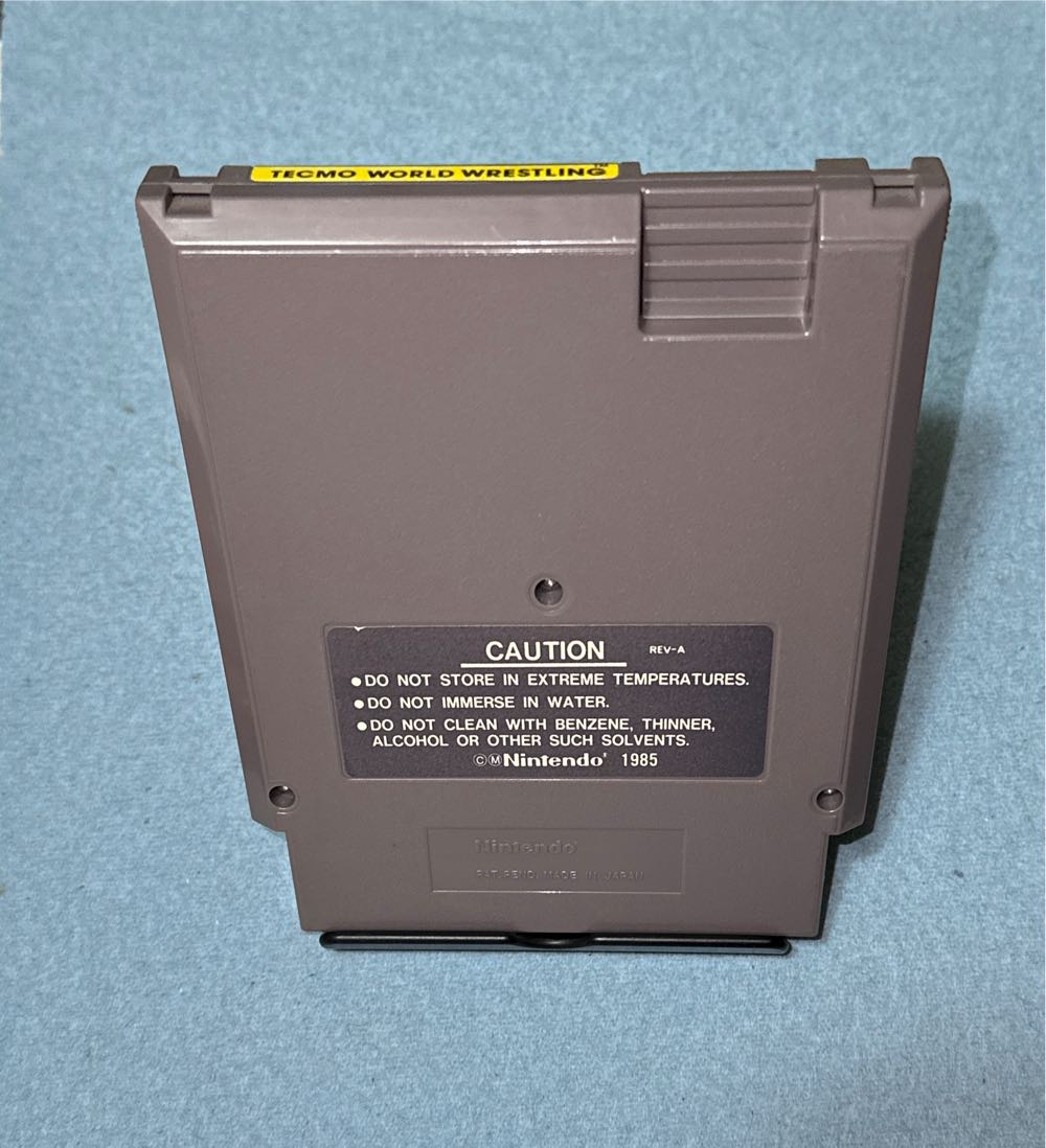 Tecmo World Wrestling - Nintendo Entertainment System (NES) (Tecmo) video game collectible - Main Image 4