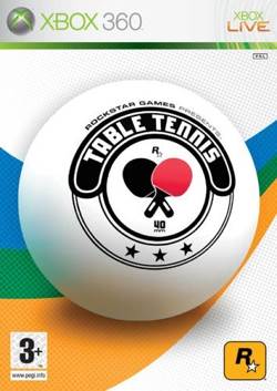 Rockstar Table Tennis - Microsoft Xbox 360 (Backwards compatible) video game collectible - Main Image 1