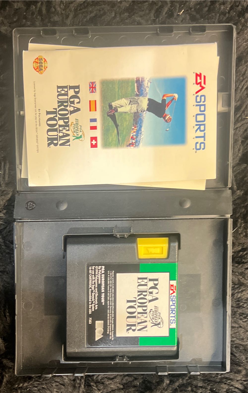PGA European Tour - Sega Genesis (Mega Drive) (Ea Sports - 4) video game collectible [Barcode 014633073539] - Main Image 3