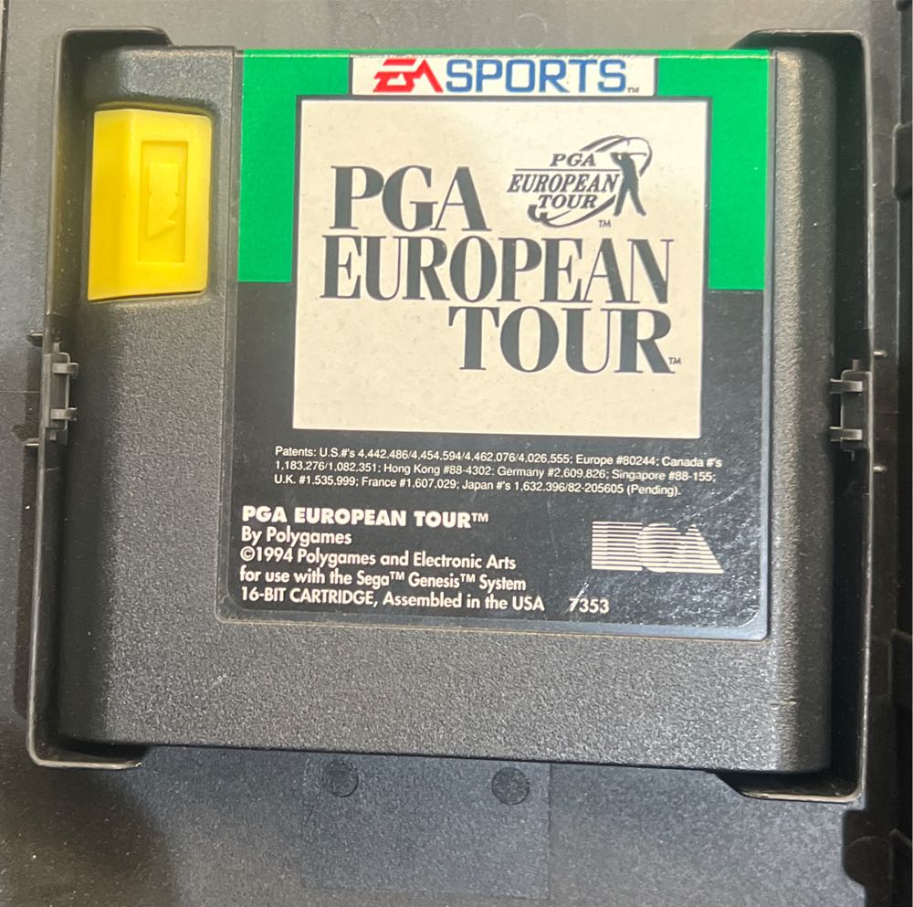 PGA European Tour - Sega Genesis (Mega Drive) (Ea Sports - 4) video game collectible [Barcode 014633073539] - Main Image 4