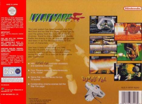 Lylat Wars - Nintendo 64 (N64) (Nintendo) video game collectible - Main Image 2