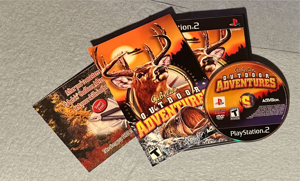 Cabelas Outdoor Adventures - Sony PlayStation 2 (PS2) (Activision - 1) video game collectible [Barcode 047875751071] - Main Image 3