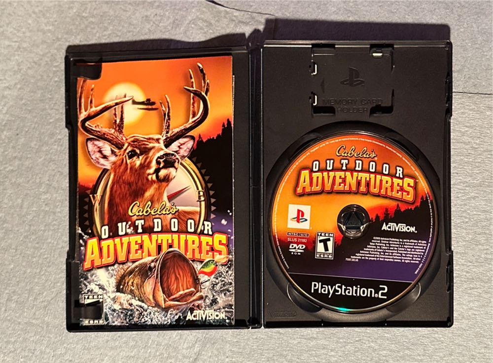 Cabelas Outdoor Adventures - Sony PlayStation 2 (PS2) (Activision - 1) video game collectible [Barcode 047875751071] - Main Image 4