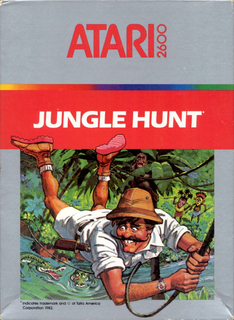 Jungle Hunt - Atari 2600 video game collectible - Main Image 1