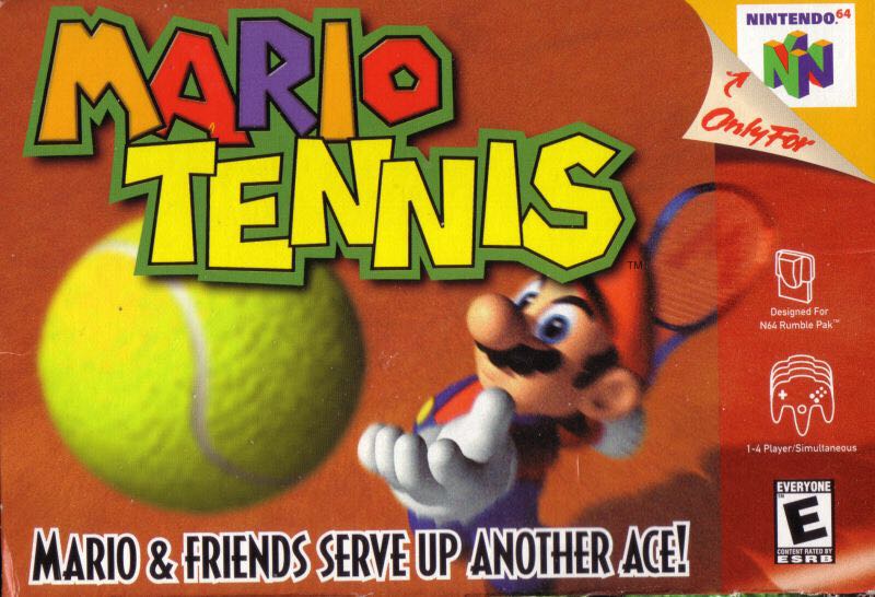 Mario Tennis 64 - Nintendo 64 (N64) (4) video game collectible - Main Image 1