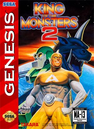 King Of The Monsters 2 - Sega Genesis (Mega Drive) (Takara - 2) video game collectible - Main Image 1