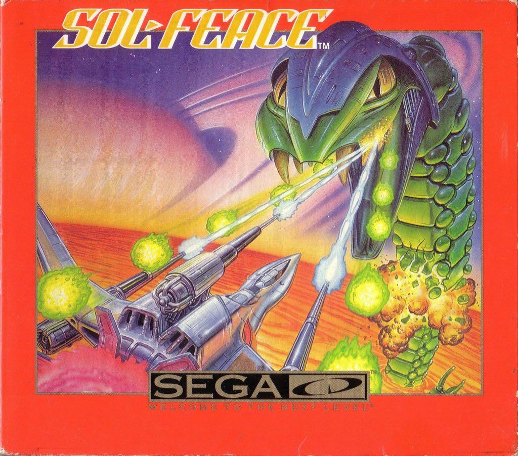 Sol-Feace - Sega CD video game collectible - Main Image 1