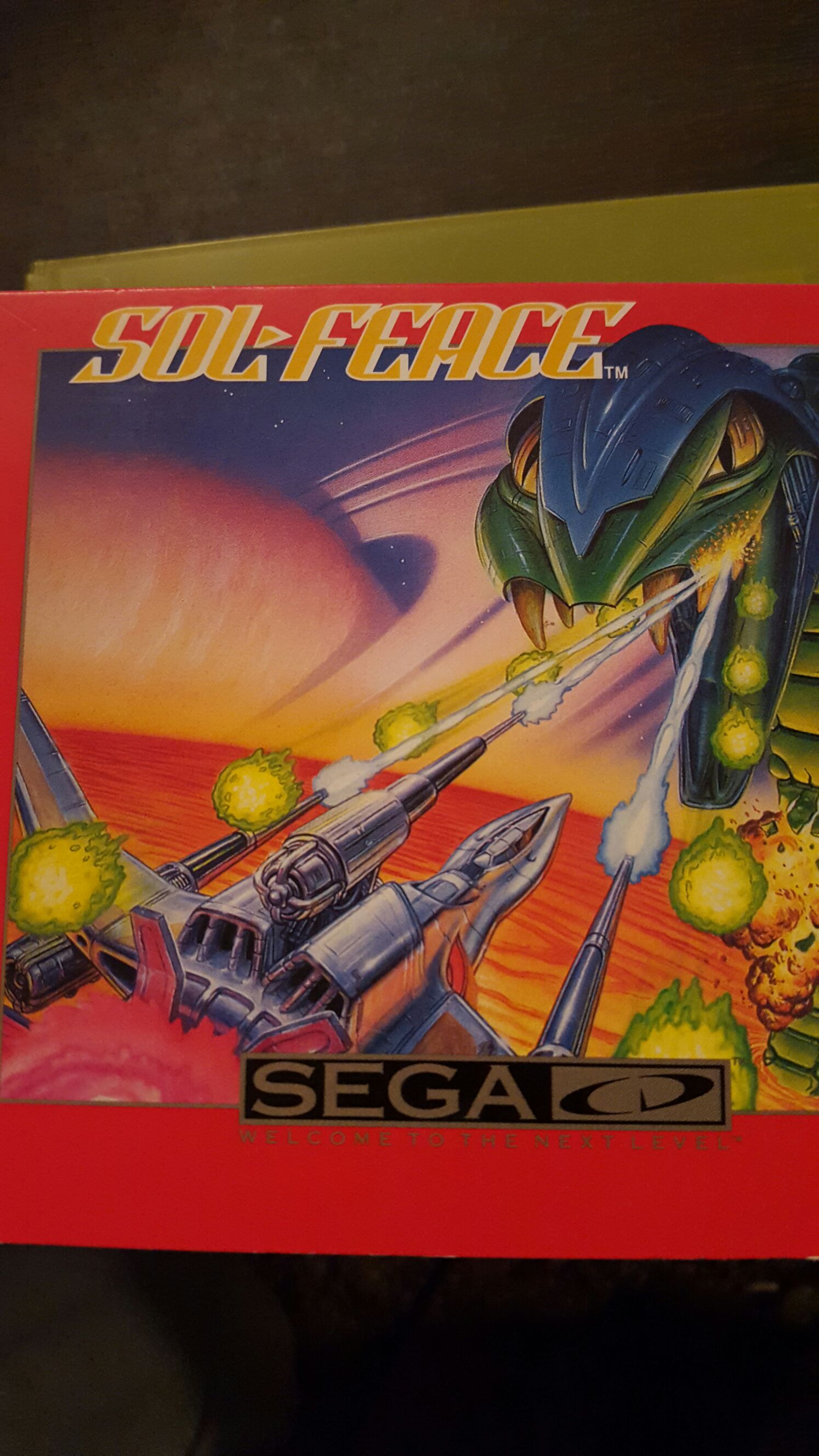 Sol-Feace - Sega CD (Sega) video game collectible - Main Image 2