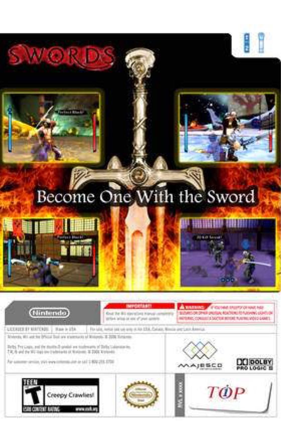 Swords - Nintendo Wii video game collectible - Main Image 2