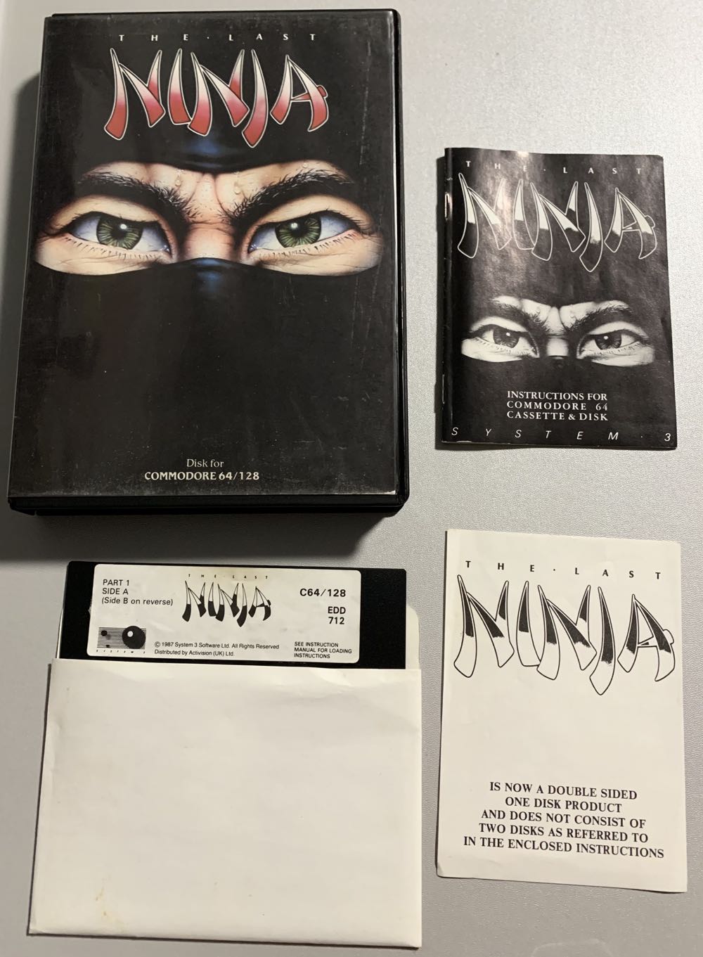 Last Ninja, The - Commodore 64 (System 3 - 1) video game collectible [Barcode 047875437128] - Main Image 4