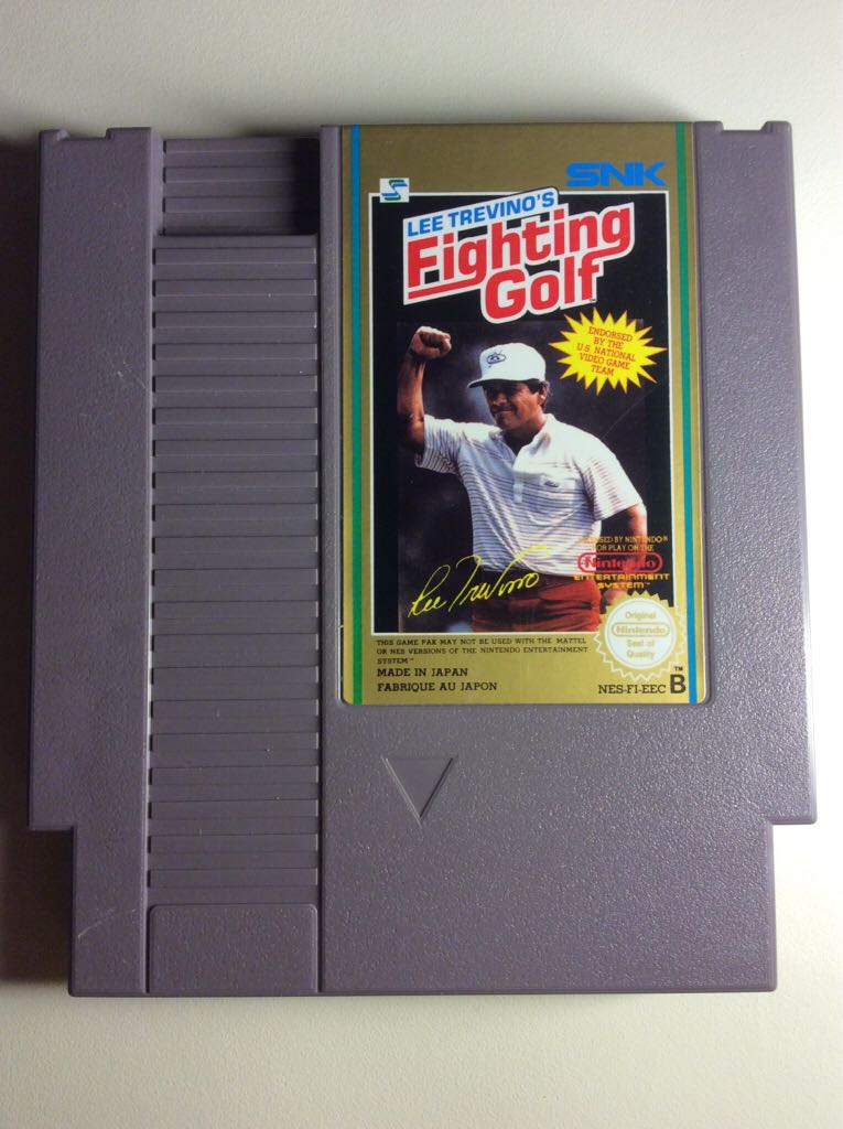 Lee Trevino’s Fighting Golf - Nintendo Entertainment System (NES) video game collectible - Main Image 1