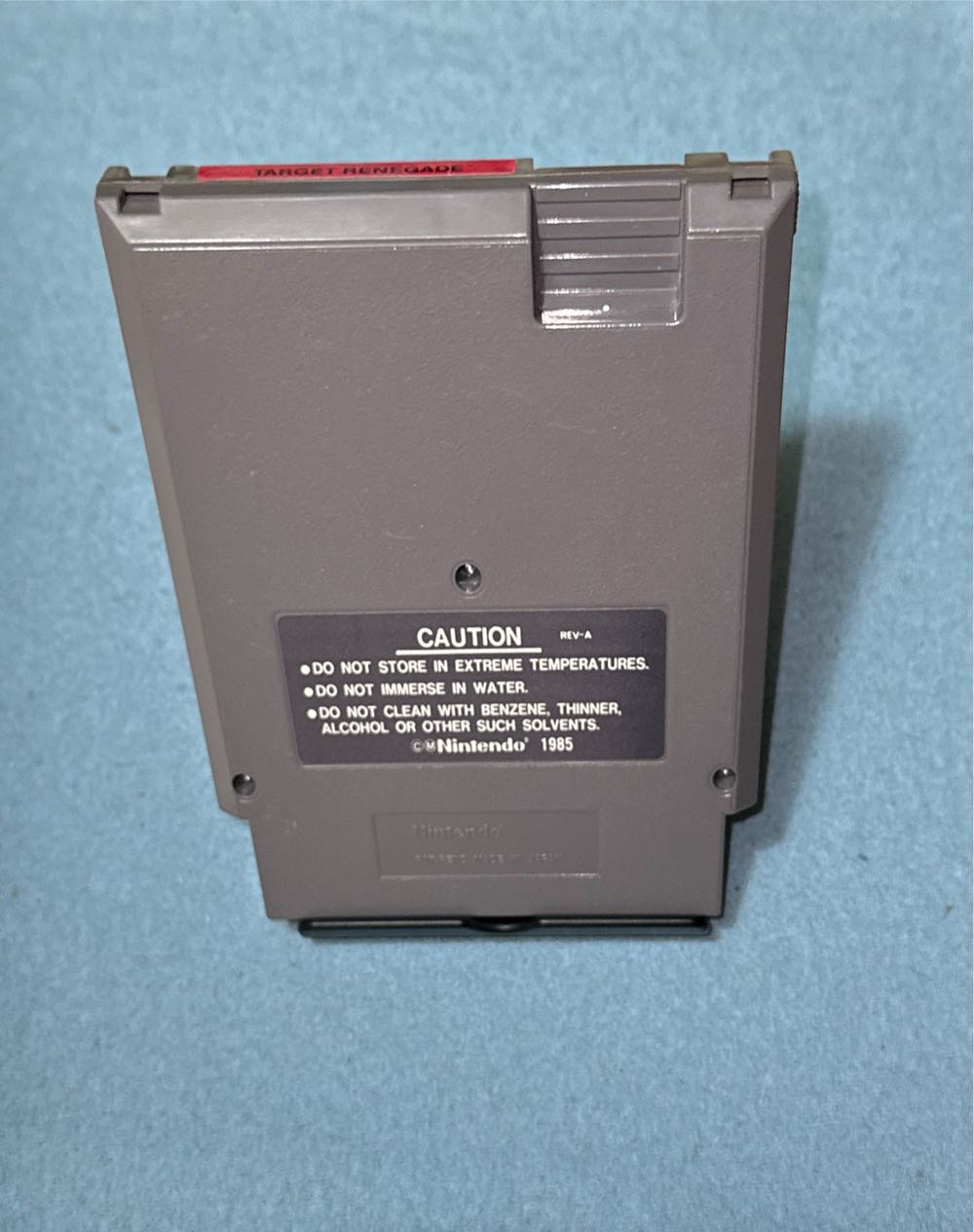 Target: Renegade  [marked-up Label] - Nintendo Entertainment System (NES) video game collectible - Main Image 4