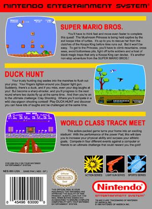 Super Mario Bros./Duck Hunt/World Class Track Meet - Nintendo Entertainment System (NES) video game collectible - Main Image 2