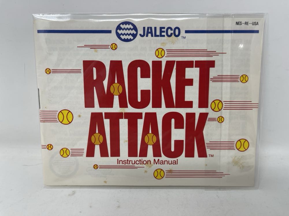 Racket Attack - Nintendo Entertainment System (NES) (Jaleco USA - 2) video game collectible [Barcode 032264900048] - Main Image 4