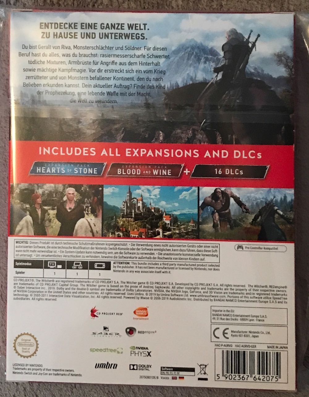 Super Mario Bros. / Duck Hunt - Nintendo Entertainment System (NES) (Nintendo of America, Inc. - 1-2) video game collectible - Main Image 2