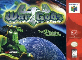 War Gods - Nintendo 64 (N64) (Midway - 2) video game collectible [Barcode 031719199068] - Main Image 1