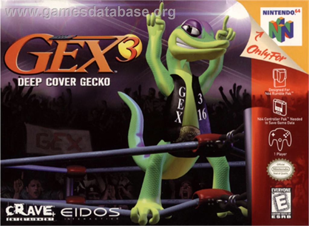 Gex 64 - Nintendo 64 (N64) video game collectible - Main Image 1