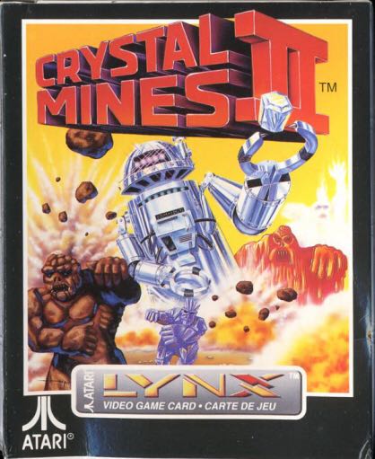 Crystal Mines 2 - Atari Lynx video game collectible - Main Image 1