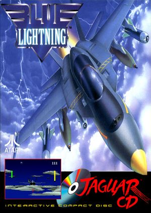 Jaguar CD Blue Lightning - Atari Jaguar video game collectible - Main Image 1