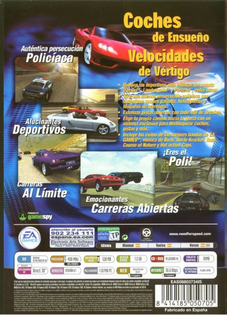 Need For Speed Hot Persuit 2 - PC video game collectible - Main Image 2