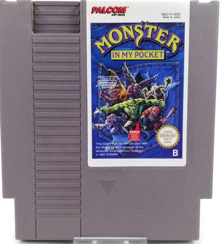 Monster In My Pocket - Nintendo Entertainment System (NES) (Konami - 1-2) video game collectible - Main Image 3