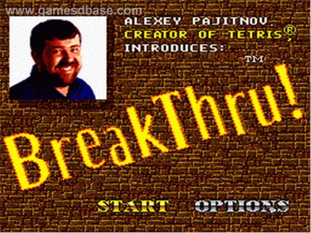 BreakThru - Nintendo Super Nintendo Entertainment System (SNES) video game collectible - Main Image 2