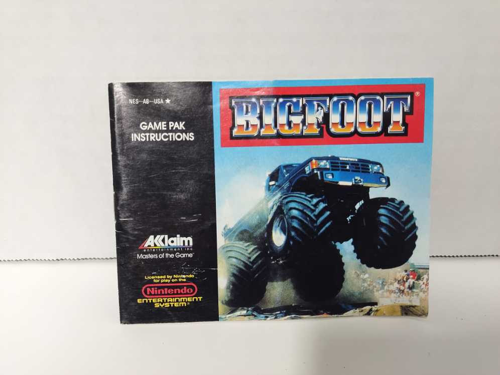 Bigfoot - Nintendo Entertainment System (NES) (Akklaim) video game collectible - Main Image 3