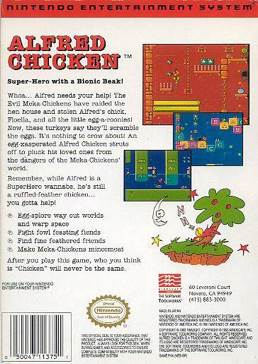 Alfred Chicken - Nintendo Entertainment System (NES) video game collectible - Main Image 2