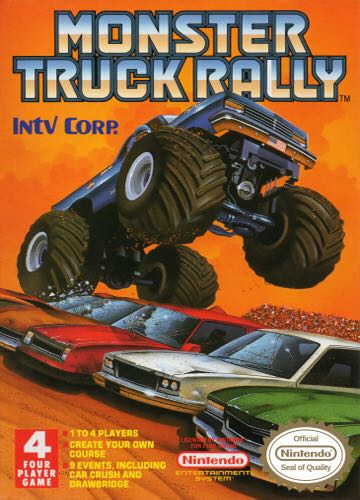 Monster Truck Rally - Nintendo Entertainment System (NES) video game collectible - Main Image 1