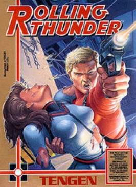 Rolling Thunder - Nintendo Entertainment System (NES) (Tengen - 1-2) video game collectible [Barcode 031763012122] - Main Image 1