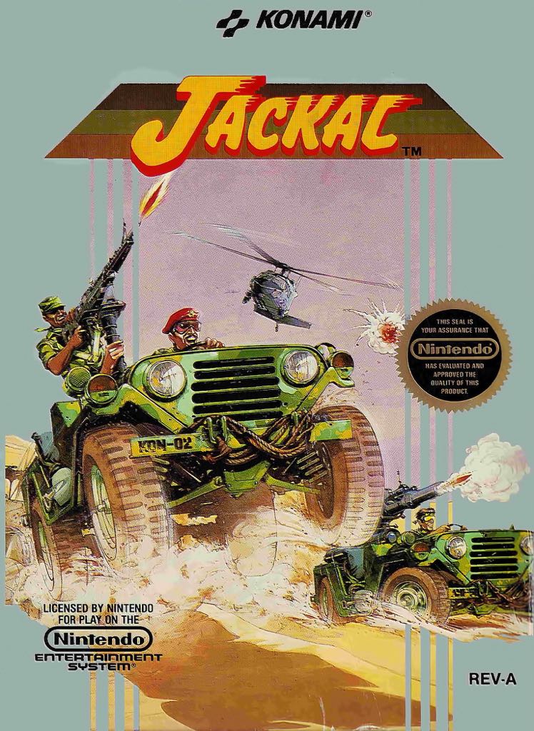 Jackal - Nintendo Entertainment System (NES) (Konami - 2) video game collectible - Main Image 1