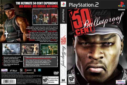50 Cent: Bulletproof - Sony PlayStation 2 (PS2) (Vivendi Games - 1) video game collectible [Barcode 020626723794] - Main Image 2