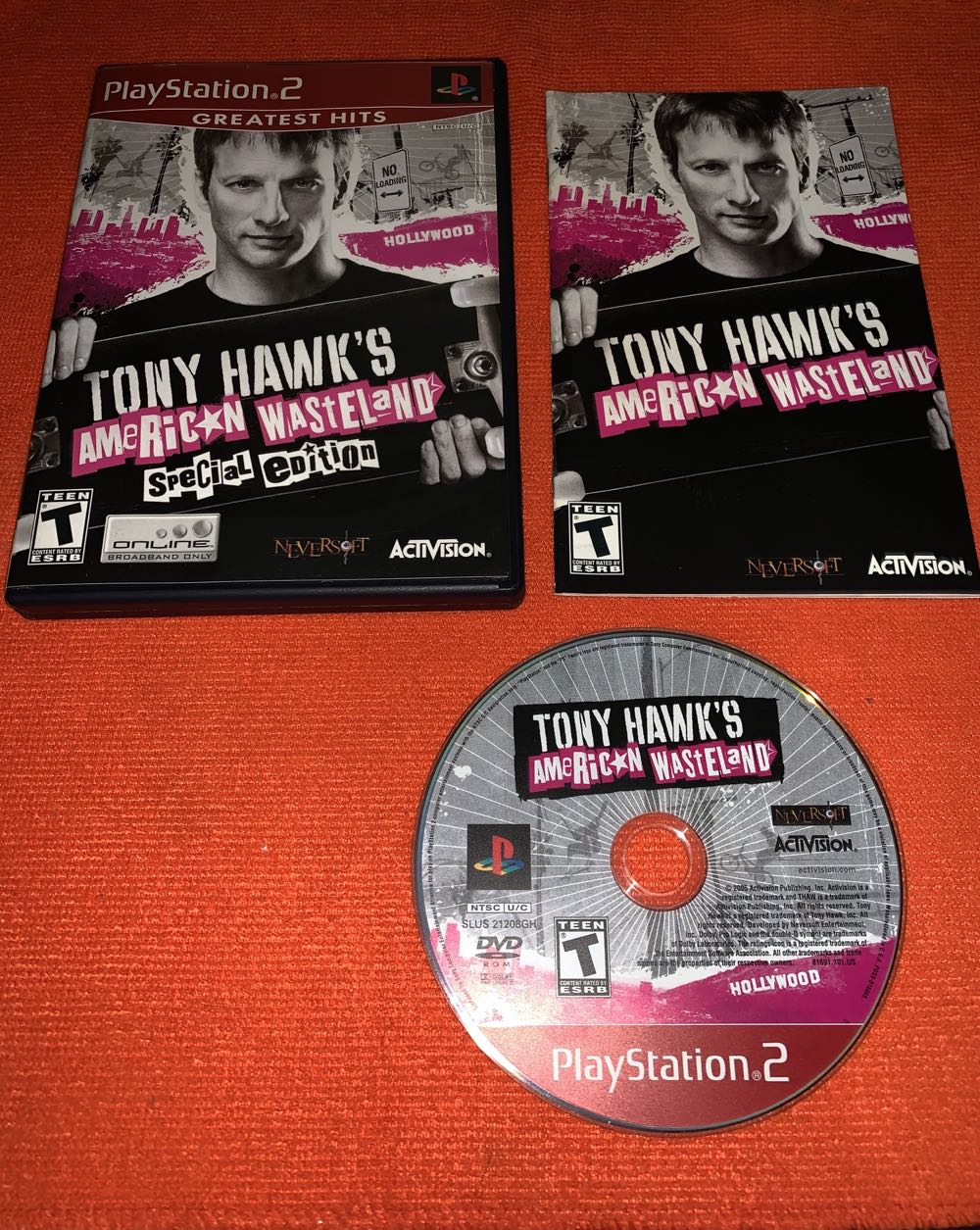 Tony Hawk’s American Wasteland - Sony PlayStation 2 (PS2) (Activision Blizzard - 2) video game collectible [Barcode 047875809413] - Main Image 3