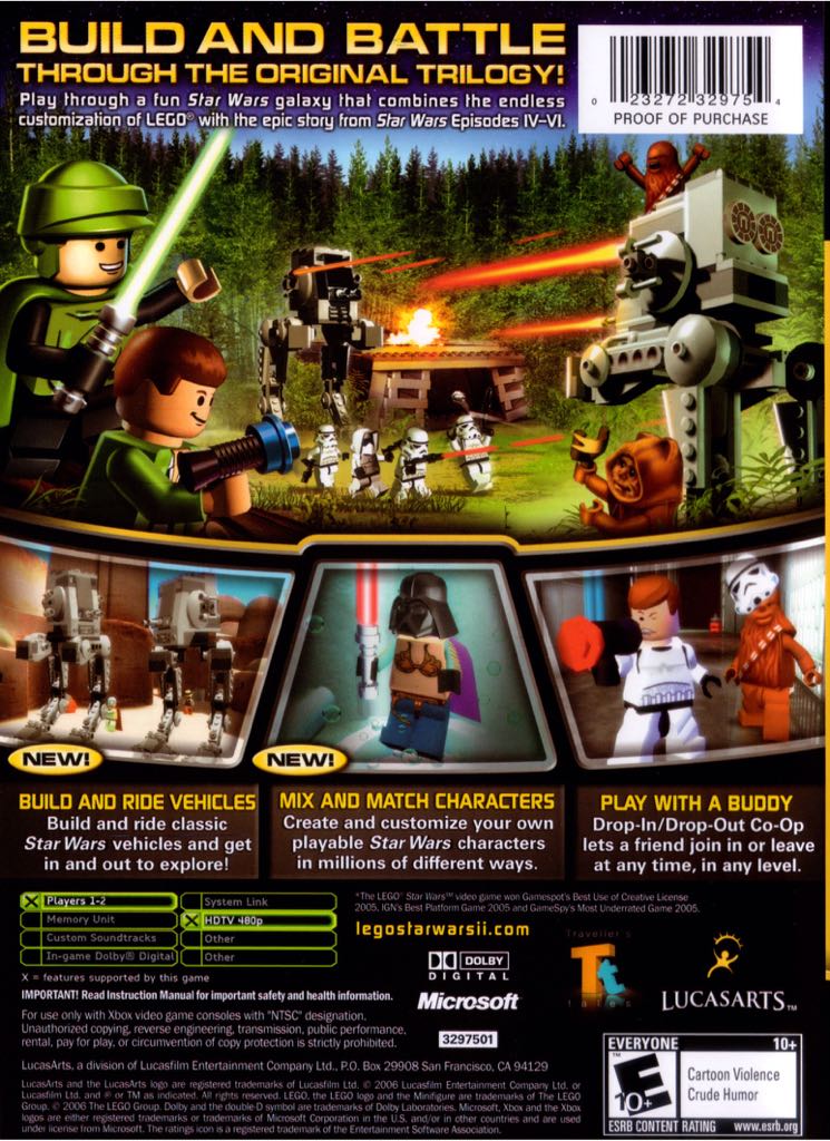 Lego Star Wars 2: The Original Trilogy - Microsoft Xbox video game collectible - Main Image 2
