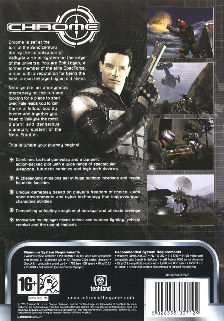 Chrome - PC (Gathering Of Developers, Inc. - 1) video game collectible [Barcode 5026555037136] - Main Image 2