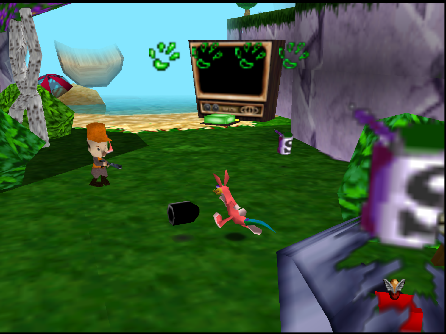 Gex 64: Enter the Gecko - Nintendo 64 (N64) (Midway - 1) video game collectible [Barcode 031719197125] - Main Image 4