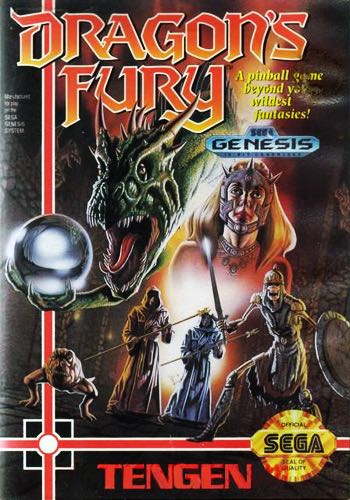 Dragon’s Fury - Sega Genesis (Mega Drive) (Tengen) video game collectible - Main Image 1