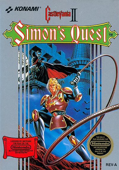 Castlevania II: Simon’s Quest - Nintendo Entertainment System (NES) video game collectible - Main Image 1